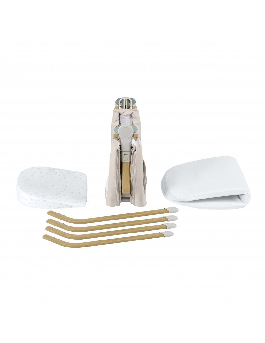 Babymore Air Motion Gliding Crib - Cream 9 Babymore Air Motion Gliding Crib - Cream - Image 7