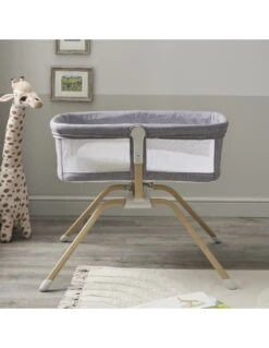 Babymore Air Motion Gliding Crib - Slate