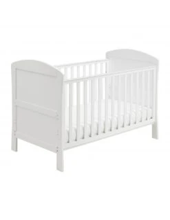 Babymore Aston Drop Side Cot Bed - White -Baby Supplies Store babymore aston drop side cot bed white 3
