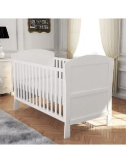 Babymore Aston Drop Side Cot Bed - White -Baby Supplies Store babymore aston drop side cot bed white 7