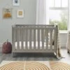 Babymore Caro Mini Cot Bed - Greywash