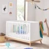 Babymore Mona Cot Bed - White -Baby Supplies Store babymore mona cot bed white