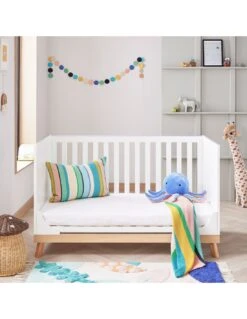 Babymore Mona Cot Bed - White -Baby Supplies Store babymore mona cot bed white 2