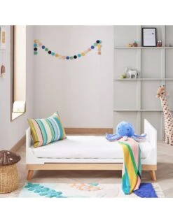 Babymore Mona Cot Bed - White -Baby Supplies Store babymore mona cot bed white 3