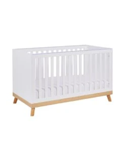 Babymore Mona Cot Bed - White -Baby Supplies Store babymore mona cot bed white 4