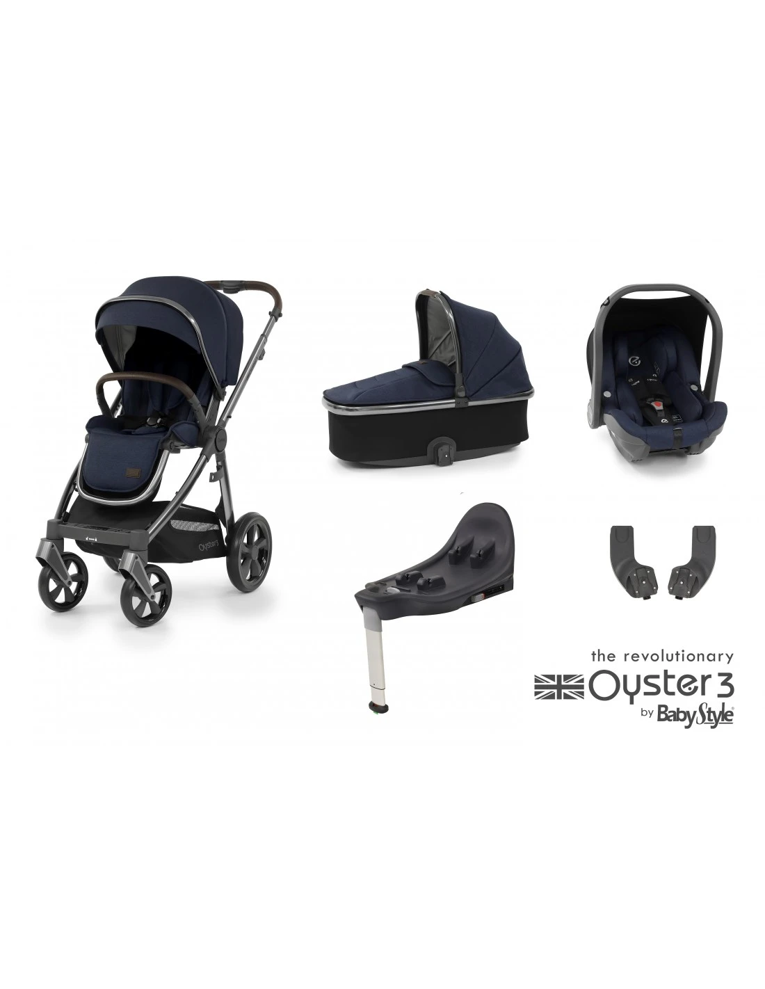 BabyStyle Oyster 3 Essential 5 Piece Bundle - Twilight 3 BabyStyle Oyster 3 Essential 5 Piece Bundle - Twilight