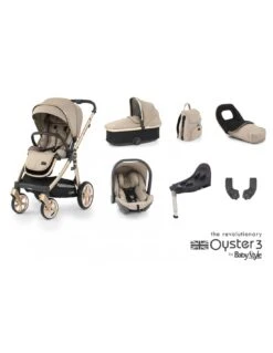 BabyStyle Oyster 3 Luxury 7 Piece Bundle - Champagne