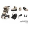 BabyStyle Oyster 3 Luxury 7 Piece Bundle With Maxi-Cosi CabrioFix ISize Car Seat - Champagne