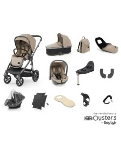 BabyStyle Oyster 3 Ultimate 12 Piece Bundle - Butterscotch