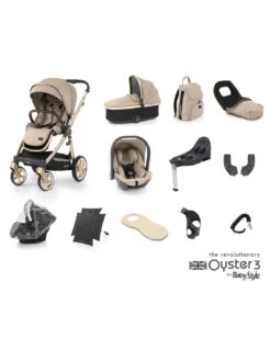 BabyStyle Oyster 3 Ultimate 12 Piece Bundle - Champagne
