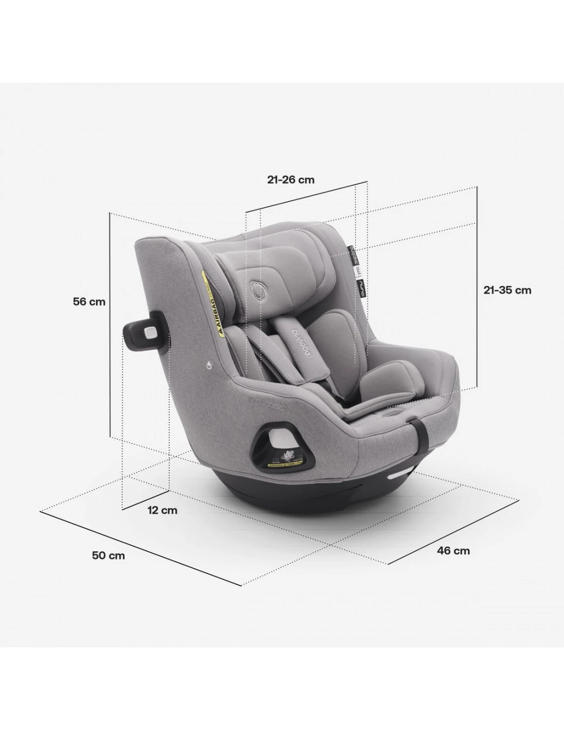 Bugaboo Owl Car Seat - Mineral Grey 5 Bugaboo Owl Car Seat - Mineral Grey - Image 3