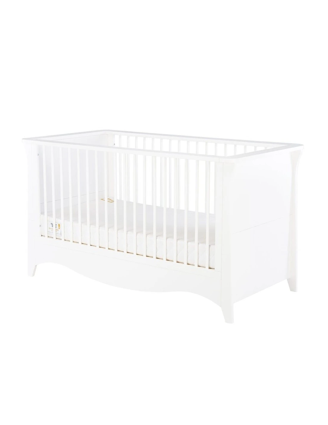 CuddleCo Clara Cot Bed & Dresser - White 5 CuddleCo Clara Cot Bed & Dresser - White - Image 3