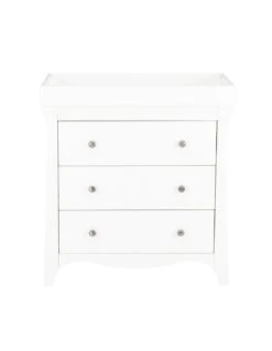 CuddleCo Clara Cot Bed & Dresser - White 14 CuddleCo Clara Cot Bed & Dresser - White -Baby Supplies Store cuddleco clara cot bed dresser white 4