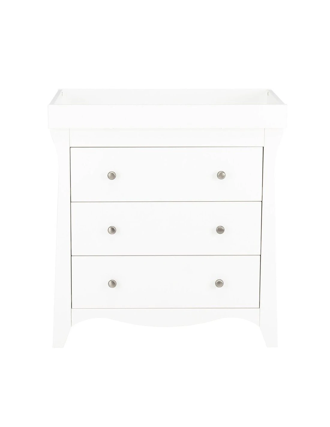 CuddleCo Clara Cot Bed & Dresser - White 7 CuddleCo Clara Cot Bed & Dresser - White - Image 5