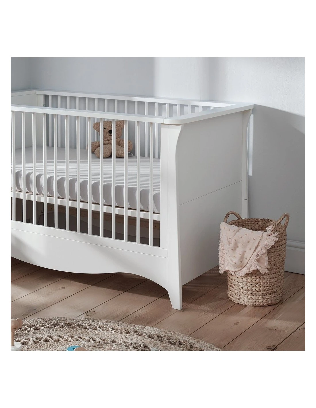 CuddleCo Clara Cot Bed & Dresser - White 9 CuddleCo Clara Cot Bed & Dresser - White - Image 7