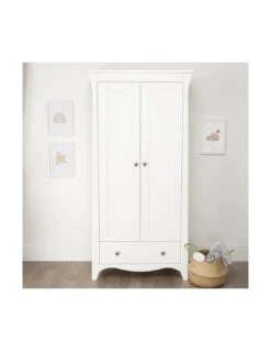 CuddleCo Clara Wardrobe - White