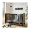 CuddleCo Rafi Cot Bed - Oak/Black -Baby Supplies Store cuddleco rafi cot bed oakblack