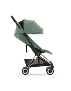 Cybex Coya Stroller - Rose Gold/Leaf Green -Baby Supplies Store cybex coya stroller rose goldleaf green 4