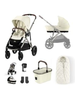 Cybex Gazelle S Essential Bundle - Seashell Beige