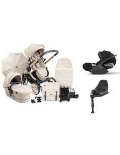 ICandy Peach 7 Bundle With Cybex Cloud T Car Seat & Base T - Biscotti