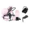 ICandy Peach 7 Bundle With Maxi-Cosi CabrioFix ISize Car Seat & Base - Blush