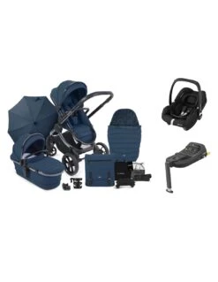 ICandy Peach 7 Bundle With Maxi-Cosi CabrioFix ISize Car Seat & Base - Cobalt