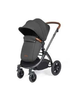 Ickle Bubba Stomp Luxe All In One Travel System Charcoal Grey/Black - Choose Your Handle Colour (includes IsoFix Base) -Baby Supplies Store ickle bubba stomp luxe all in one travel system charcoal greyblack choose your handle colour includes isofix base 4
