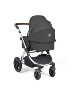 Ickle Bubba Stomp Luxe All In One Travel System Charcoal Grey/Silver - Choose Your Handle Colour (includes IsoFix Base) -Baby Supplies Store ickle bubba stomp luxe all in one travel system charcoal greysilver choose your handle colour includes isofix base 3