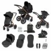 Ickle Bubba Stomp Luxe All In One Travel System Midnight/Bronze - Choose Your Handle Colour (includes IsoFix Base) -Baby Supplies Store ickle bubba stomp luxe all in one travel system midnightbronze choose your handle colour includes isofix base