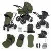 Ickle Bubba Stomp Luxe All In One Travel System Woodland/Black - Choose Your Handle Colour (includes IsoFix Base) -Baby Supplies Store ickle bubba stomp luxe all in one travel system woodlandblack choose your handle colour includes isofix base