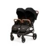 Ickle Bubba Venus Double Stroller - Black/Black/Tan -Baby Supplies Store ickle bubba venus double stroller blackblacktan