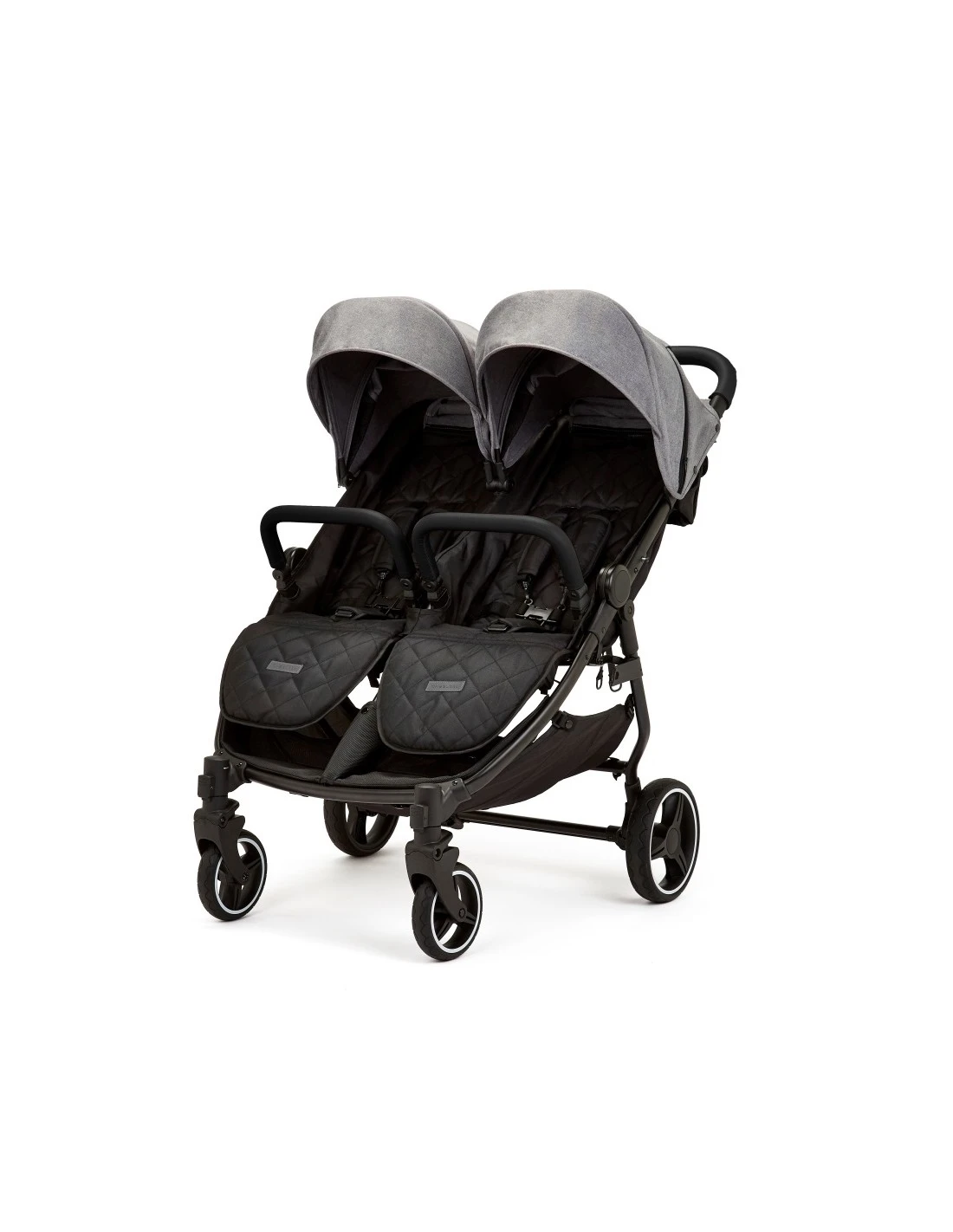 Ickle Bubba Venus Max Double Stroller - Black/Space Grey/Black 4 Ickle Bubba Venus Max Double Stroller - Black/Space Grey/Black - Image 2