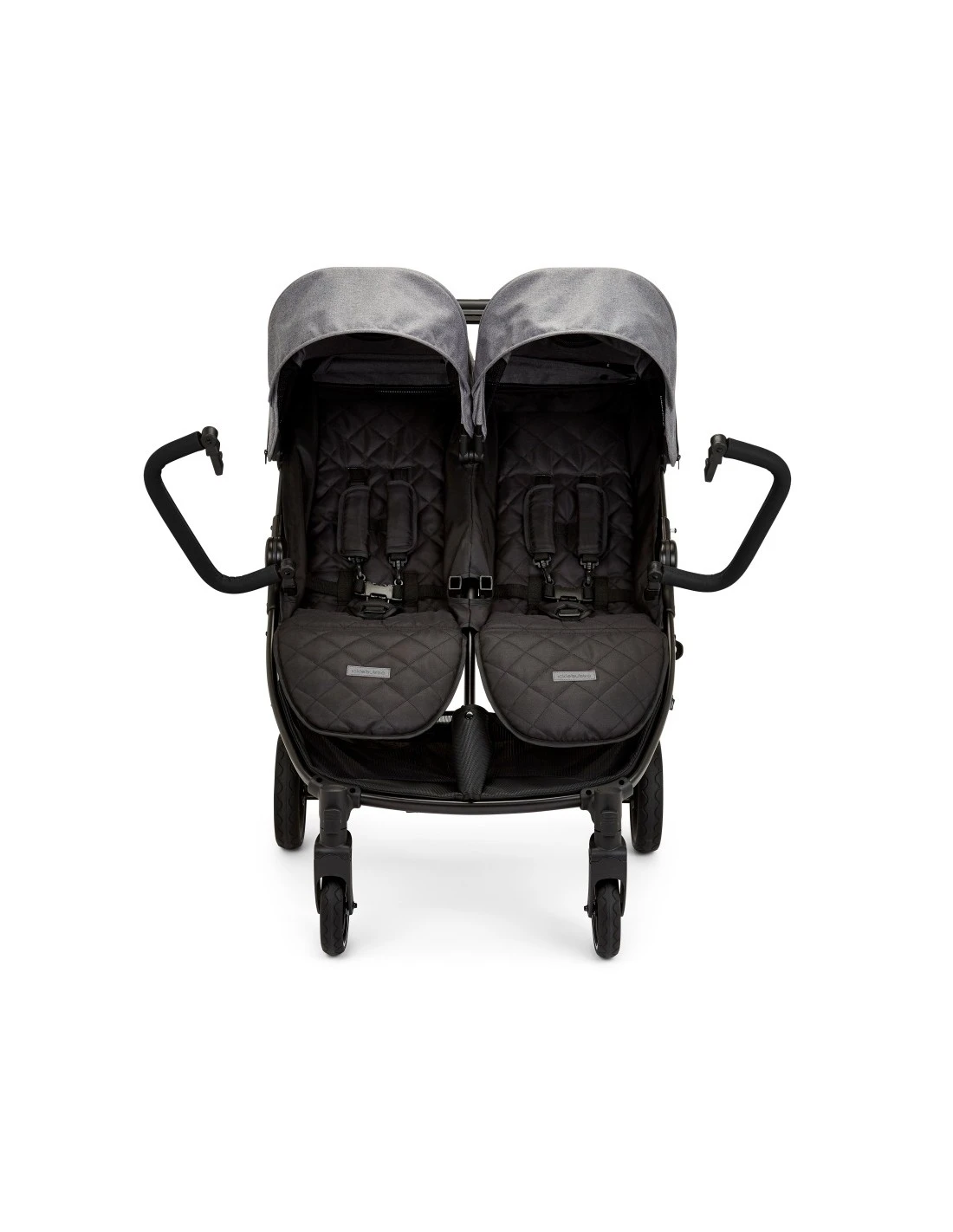 Ickle Bubba Venus Max Double Stroller - Black/Space Grey/Black 5 Ickle Bubba Venus Max Double Stroller - Black/Space Grey/Black - Image 3