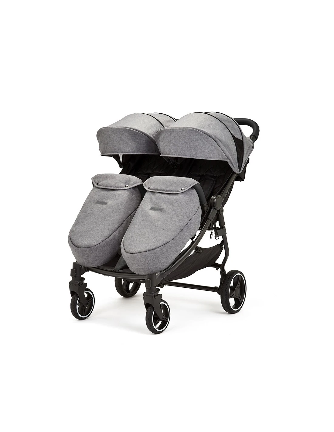 Ickle Bubba Venus Max Double Stroller - Black/Space Grey/Black 3 Ickle Bubba Venus Max Double Stroller - Black/Space Grey/Black
