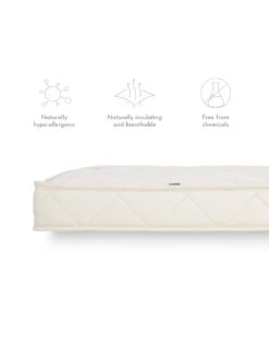 Little Green Sheep Natural Dual-Sided Pocket Sprung Cot Mattress - 120x60cm -Baby Supplies Store little green sheep natural dual sided pocket sprung cot mattress 120x60cm 5