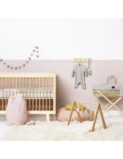 Little Green Sheep Natural Knitted Moses Basket & Stand - Dove -Baby Supplies Store little green sheep natural knitted moses basket stand dove 5