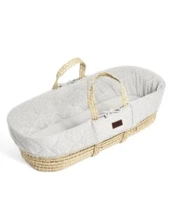 Little Green Sheep Natural Quilted Moses Basket & Stand - Dove Rice -Baby Supplies Store little green sheep natural quilted moses basket stand dove rice 6