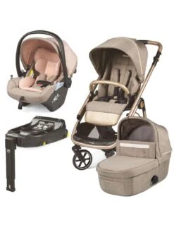 PEG PEREGO Peg-Perego Veloce 3in1 Bundle 1 - Mon Amour (with Lounge Car Seat & Base)