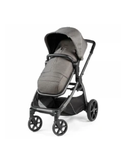 PEG PEREGO Peg-Perego Yspi 3in1 Travel System - City Grey (with Lounge Car Seat) -Baby Supplies Store peg perego yspi 3in1 travel system city grey with louge car seat 1