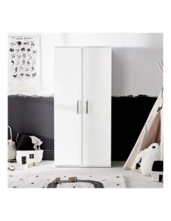 Silver Cross Finchley Wardrobe - White
