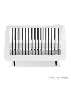 SnuzKot Skandi 2 Piece Furniture Set - Mono (Cot & Changer) -Baby Supplies Store snuzkot skandi 2 piece furniture set mono cot changer 5