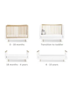 SnuzKot Skandi 2 Piece Furniture Set - Natural (Cot & Changer) -Baby Supplies Store snuzkot skandi 2 piece furniture set natural cot changer 2