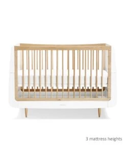 SnuzKot Skandi 2 Piece Furniture Set - Natural (Cot & Changer) -Baby Supplies Store snuzkot skandi 2 piece furniture set natural cot changer 5