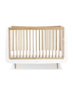 SnuzKot Skandi 2 Piece Furniture Set - Natural (Cot & Changer) -Baby Supplies Store snuzkot skandi 2 piece furniture set natural cot changer 6