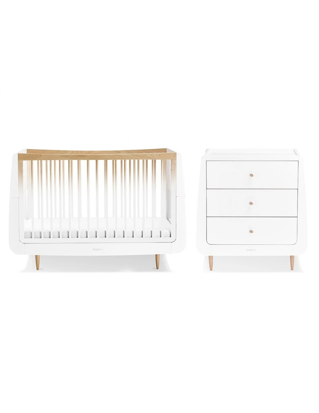 SnuzKot Skandi 2 Piece Furniture Set - Ombre (Cot & Changer) 3 SnuzKot Skandi 2 Piece Furniture Set - Ombre (Cot & Changer)