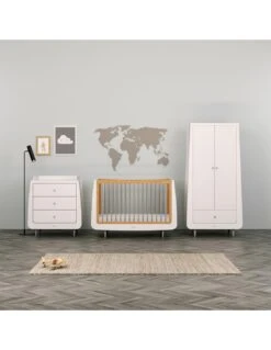 SnuzKot Skandi 3 Piece Nursery Furniture Set - Grey -Baby Supplies Store snuzkot skandi 3 piece nursery furniture set grey 2