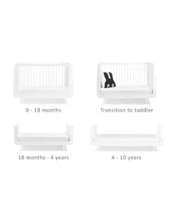 SnuzKot Skandi 3 Piece Nursery Furniture Set - White -Baby Supplies Store snuzkot skandi 3 piece nursery furniture set white 3