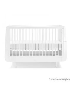 SnuzKot Skandi 3 Piece Nursery Furniture Set - White -Baby Supplies Store snuzkot skandi 3 piece nursery furniture set white 5