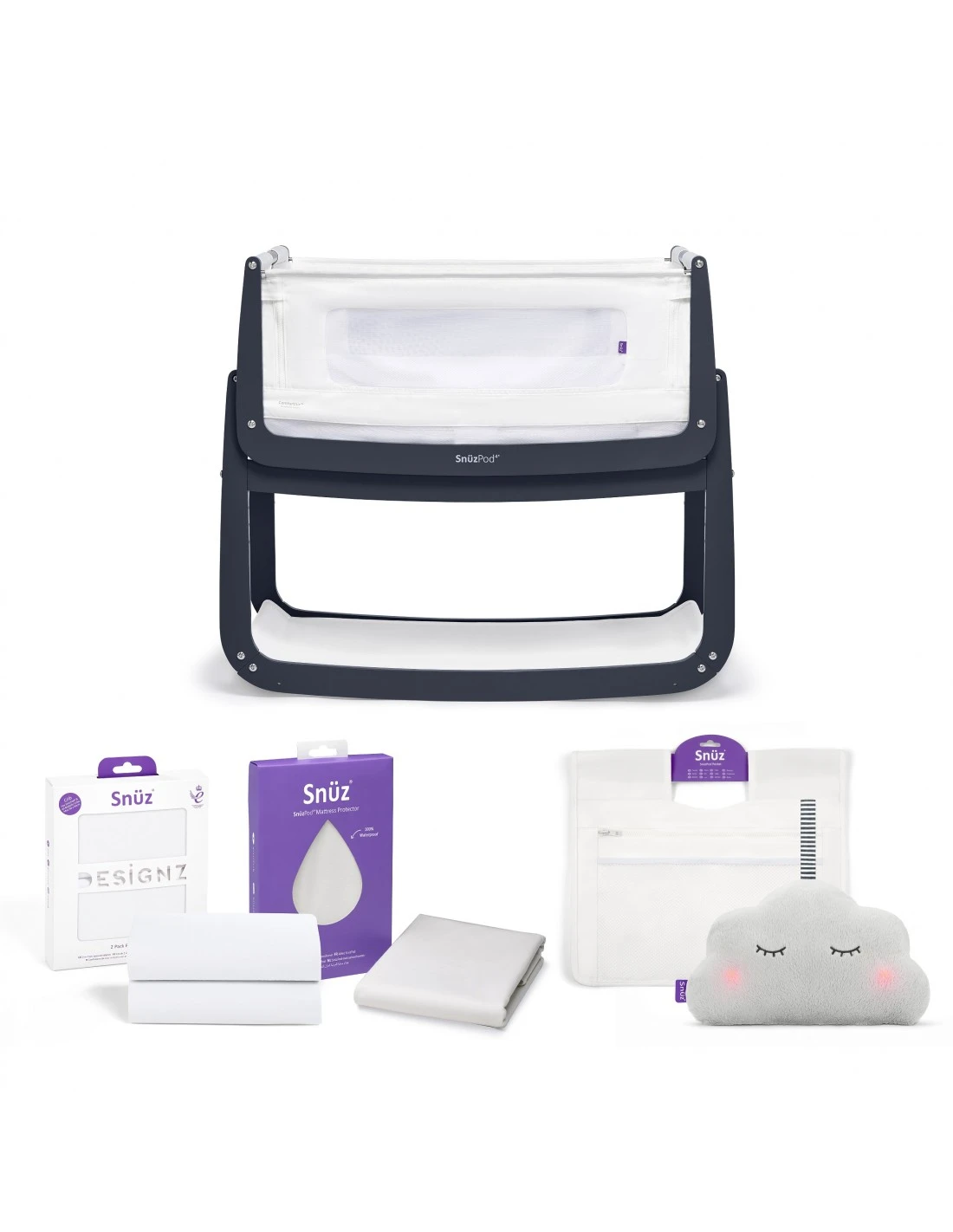 SnuzPod⁴ Essential Bundle - Navy 4 SnuzPod⁴ Essential Bundle - Navy - Image 2