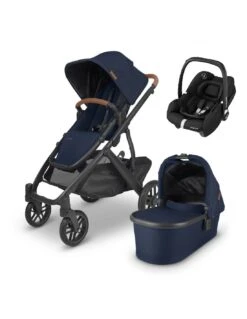 UppaBaby Vista V2 Travel System With Maxi-Cosi CabrioFix ISize Car Seat - Noa